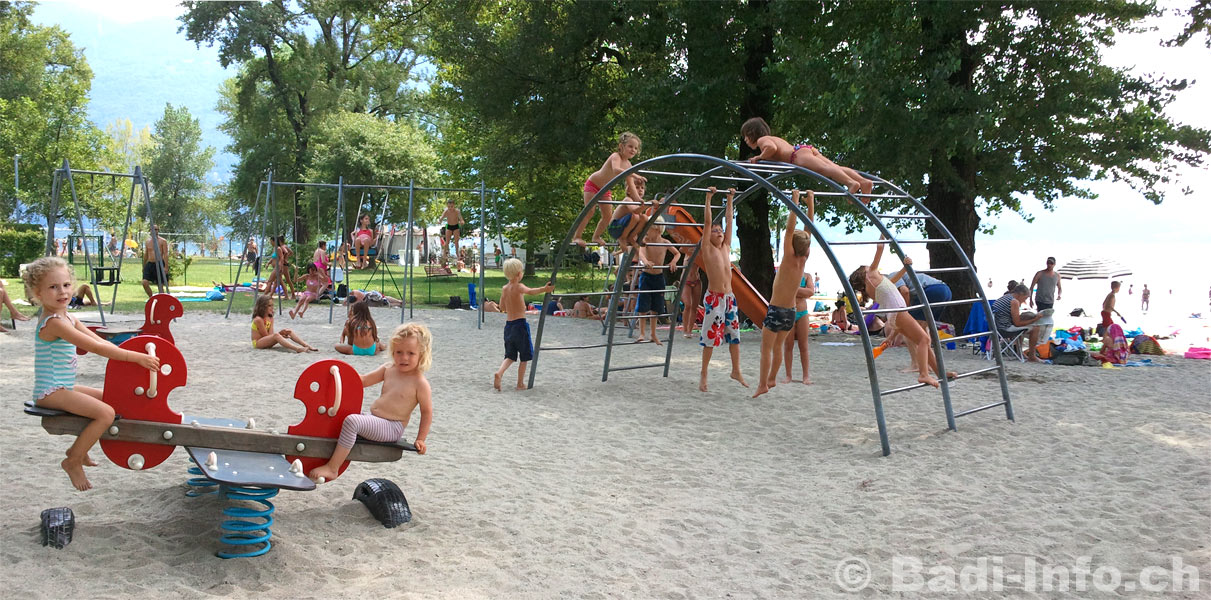 Ascona Strandbad Kinder Spielplatz