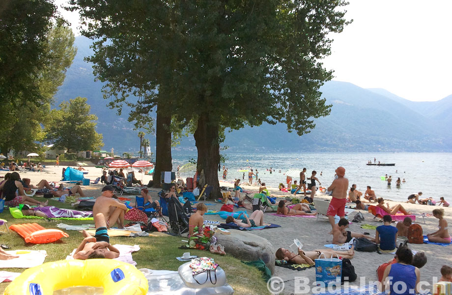 Ascona Bagnanti al Lago Maggiore