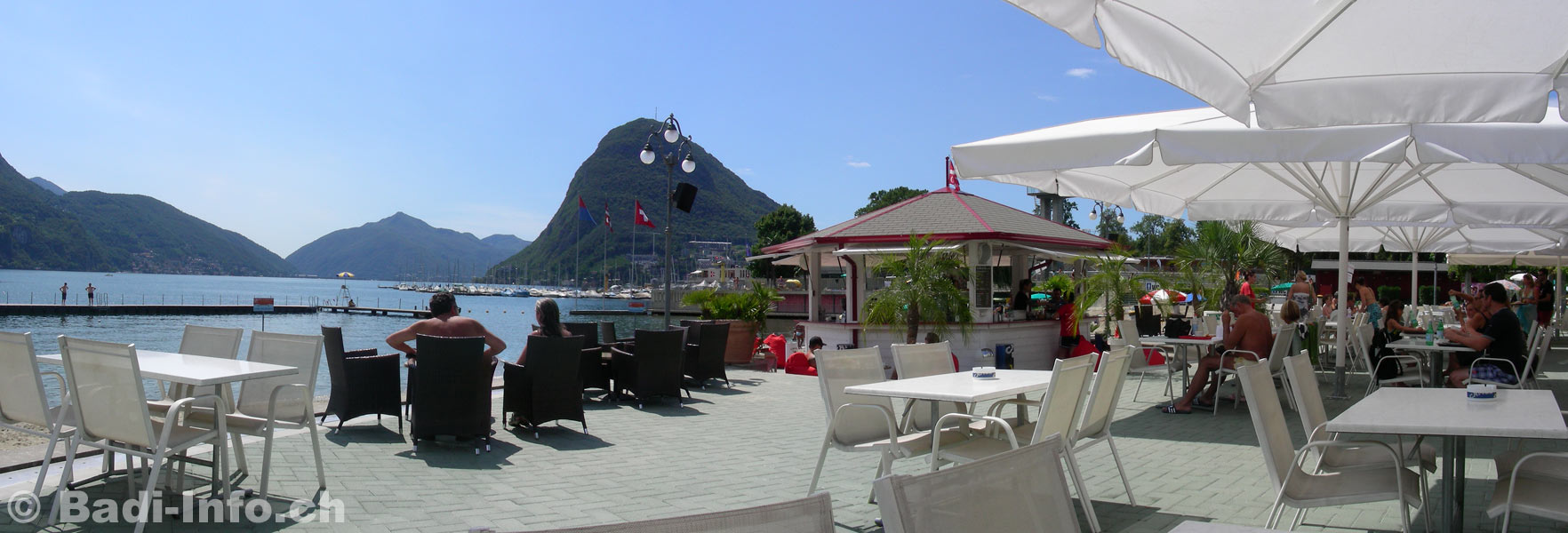 Beach Lounge al Lido Lugano Svizzera