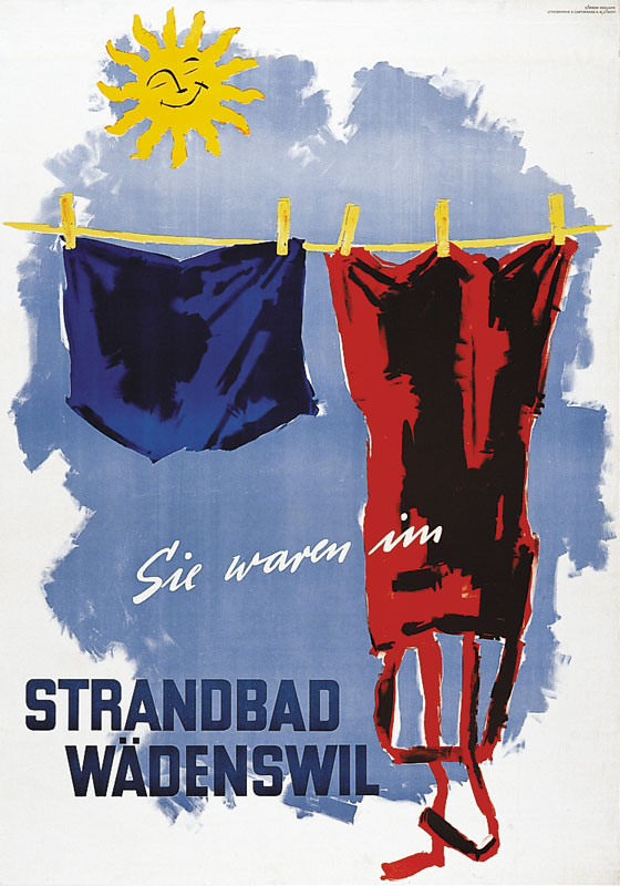 Strandbad Wädenswil, Poster