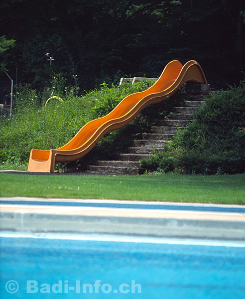 Glattfelden Schwimmbad Rutschbahn