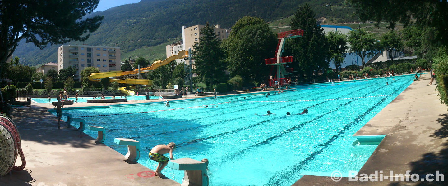 Le bassin de natation, piscine Martigny